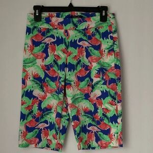 Casey & Key Vibrant Leaf Print Women’s Shorts Size S